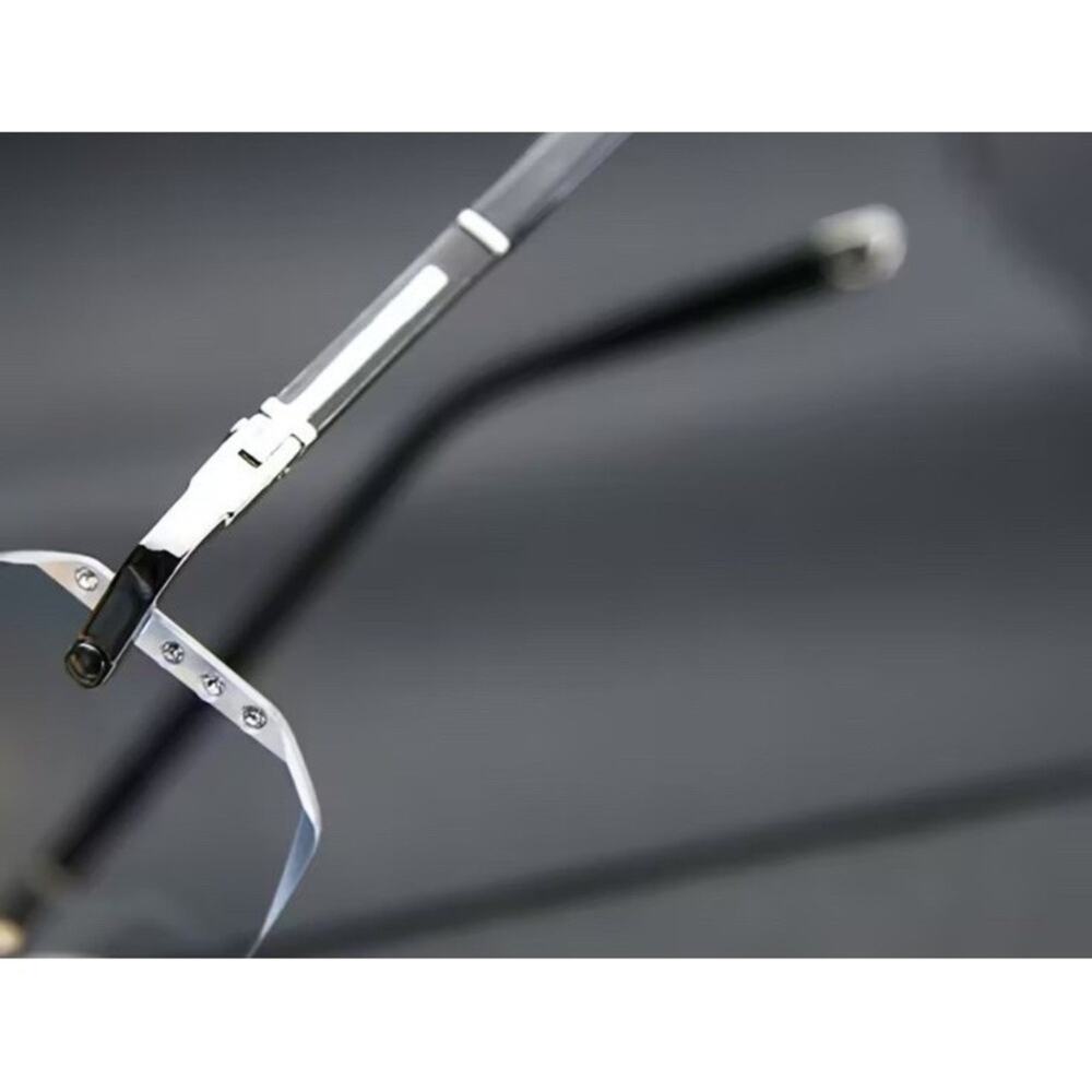 Blue Light Blocking Glasses,Computer Reading Glasses,Rimless Frame Smart Zoom - Picture 7 of 11